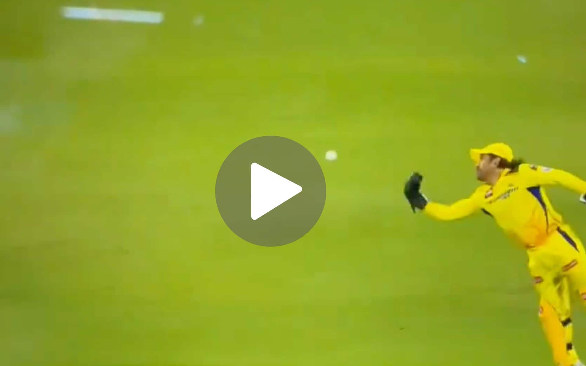 [Watch] MS Dhoni Disappoints Fans With An Easy Peasy Catch Drop In Farewell IPL Season